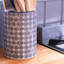 Nicola Spring - Hand-Printed Kitchen Canisters - 1 Litre - 3 Colours