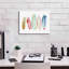 «Surfboard in a Row» par Katrina Pete, estampe numérique sur toile-2087556019