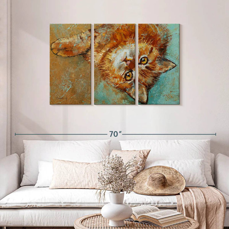 Brampt Little Tiger, 28" H x 45" W