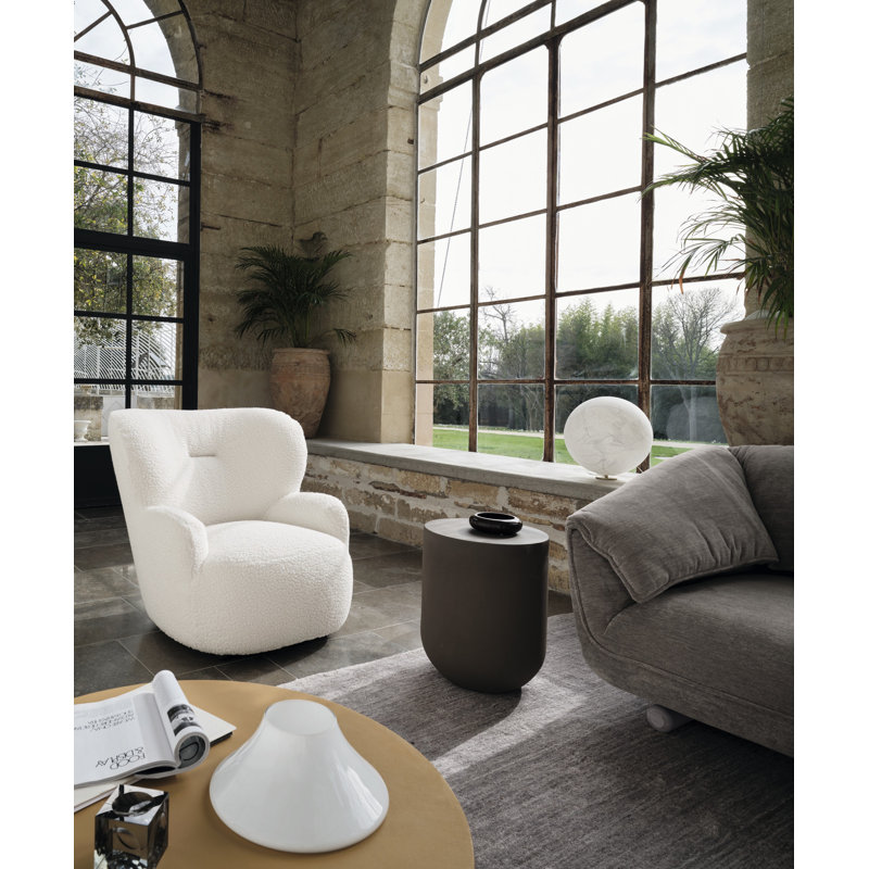 Heiko Coffee Table, Ombra, 15.75" Diameter