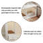 Grande / haute boîte à litière pour grands chats, armoire à litière intérieure en bois pour chat avec porte en verre et lumière, meuble moderne pour salle de bain avec rangement pour animal domestique, table de bout blanche pour la maison