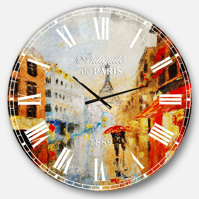 Horloge murale sensuelle Swigart, Surdimensionné