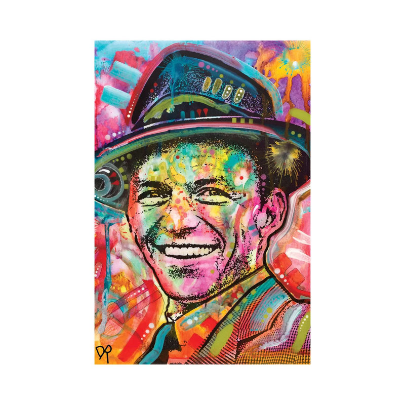 Frank Sinatra I by Dean Russo - Print on Canvas, 101.6 cm H x 66.04 cm W x 1.91 cm D, Wrapped Canvas