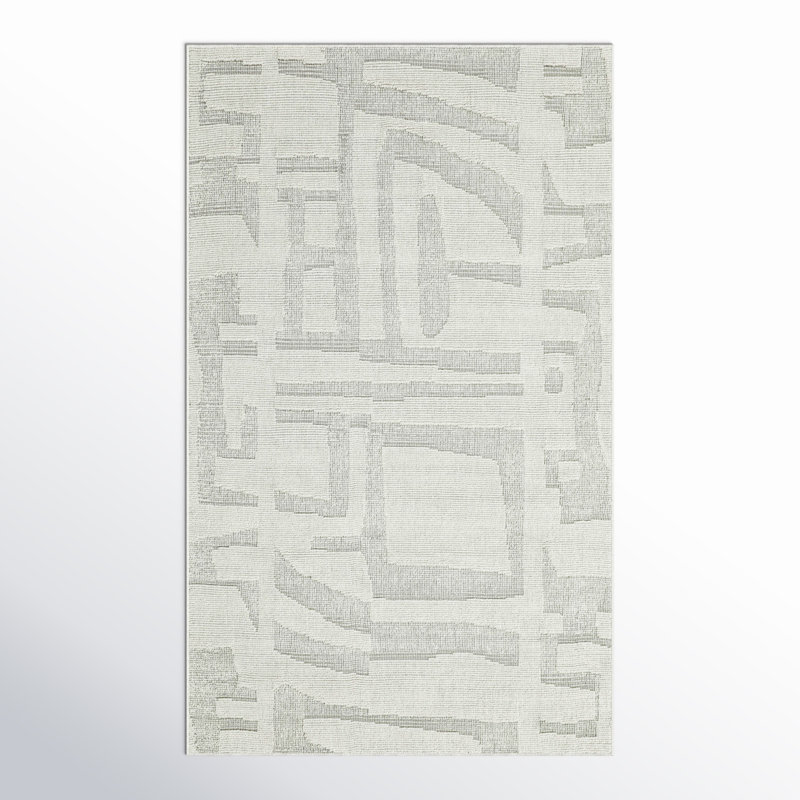 Totman Hand Tufted Wool Diablo Rug, Rectangle 3' x 5'