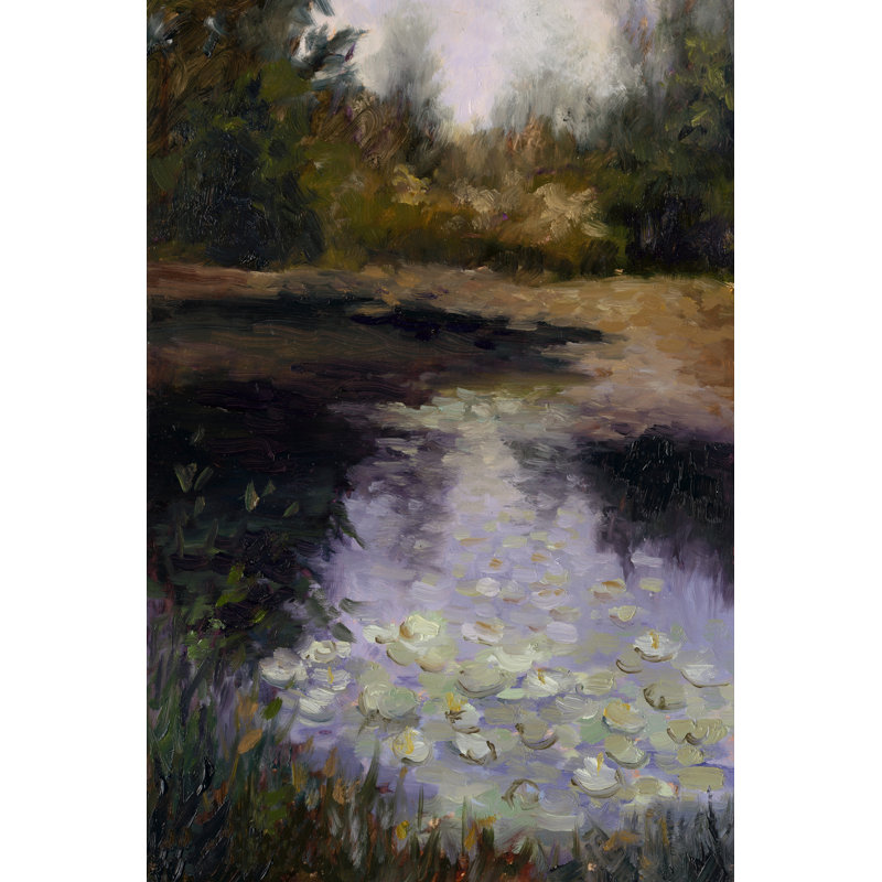 Oregon Water Lilies 1 Piece Wrapped Canvas Wall Art, 122cm H x 81cm W x 3.8cm D