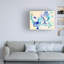 Art mural sur toile tendue - Amy Tieman «Coral Uni 2» pour décoration de salon, de chambre à coucher ou de bureau - 24 x 32