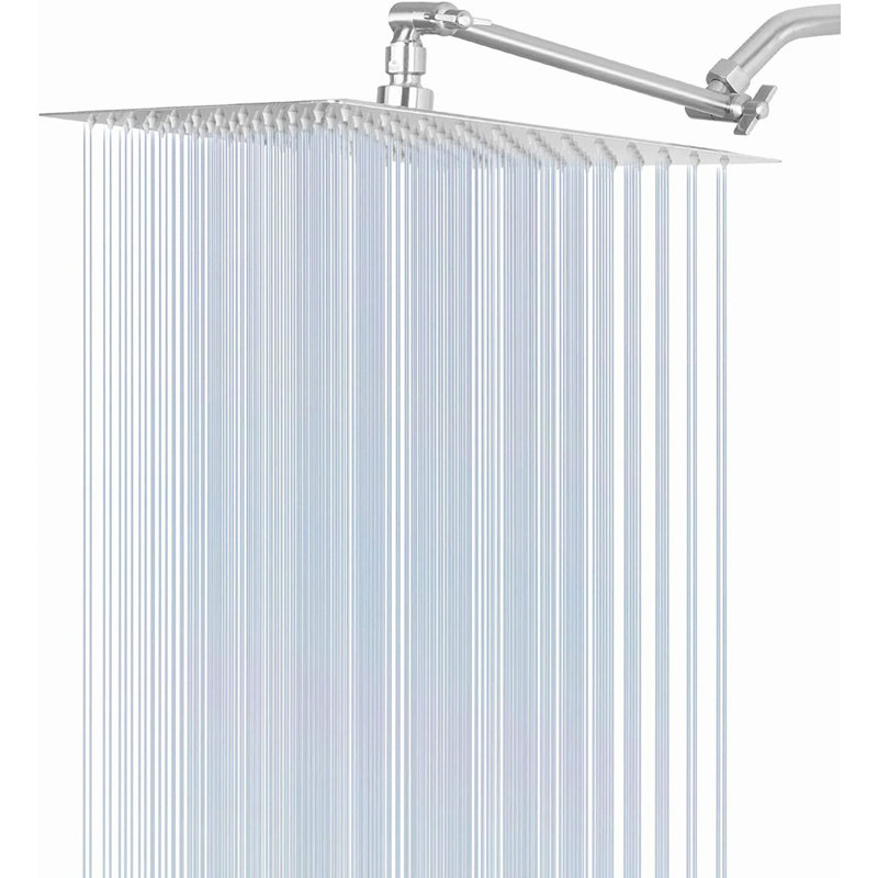 Pomme de douche carrée 10 po