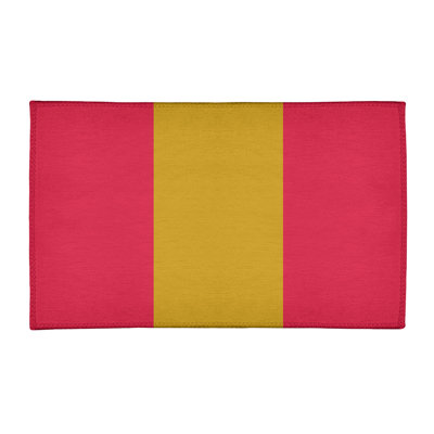 Tapis rouge à rayures de hockey national