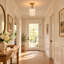 Glass Semi Flush Mount