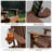 Upgraded Folding All-Weather HDPE Adirondack Chair With Dual Cup Holders And Phone Slot, 37.8 In. Extra High Back & Reinforced Seat 3Pcs-1535825352