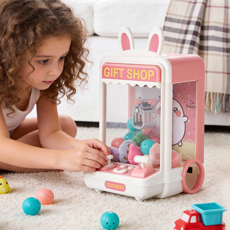Kids Grabbing Clip Claw Machine
