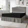 Tawnya 8'' Wood Box Spring with Black Linen Cover