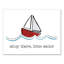 « ahoy it little marin », art sur toile