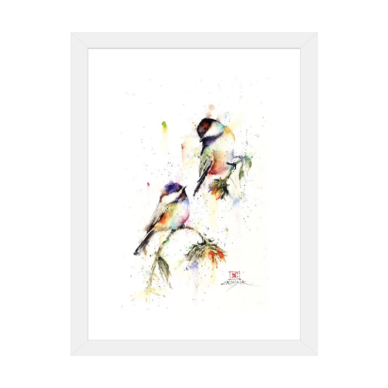 «Dropping In» par Dean Crouser - impression, H 16 po x l 24 po x P 1 po, Papier blanc