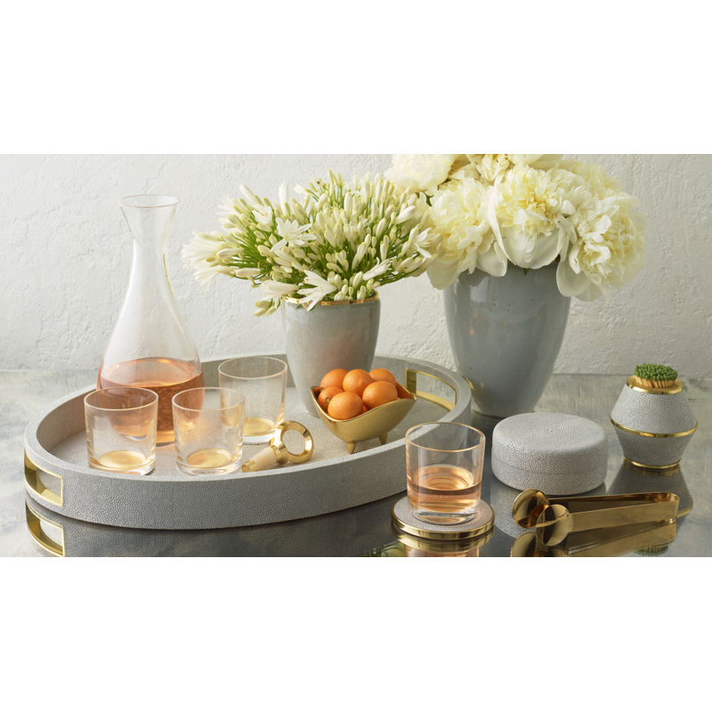 Ensemble de sous-verres avec support, Colombe