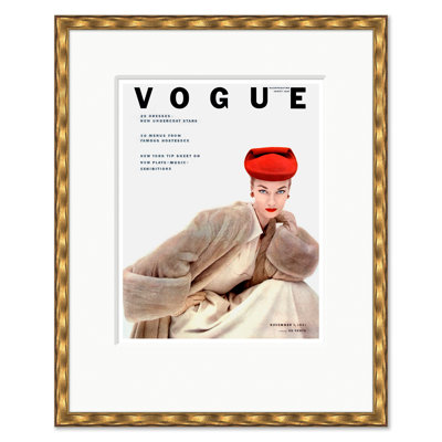 Vogue Cover, "Janet Randy," Clifford Coffin, November 1, 1951 Print by Clifford Coffin