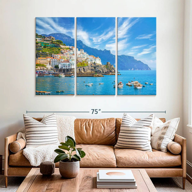 Gillard Amazing Amalfi Coast, 42" H x 65" W