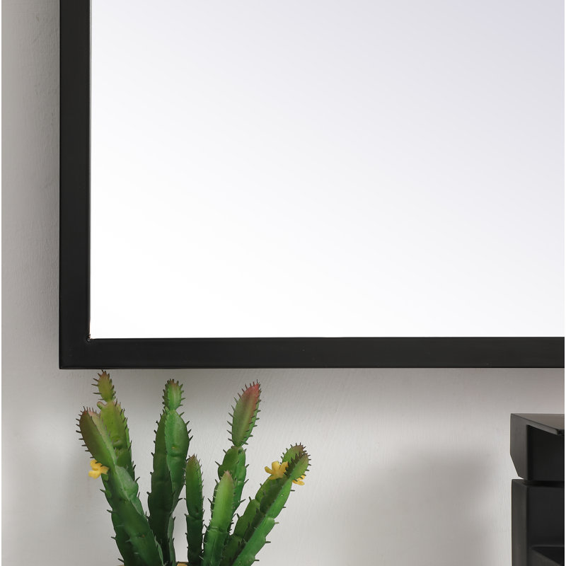 Miroir Piche, Noir, 20 po x 30 po