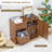 Record Player Stand with Vinyl Storage (35.4" W)-338544804