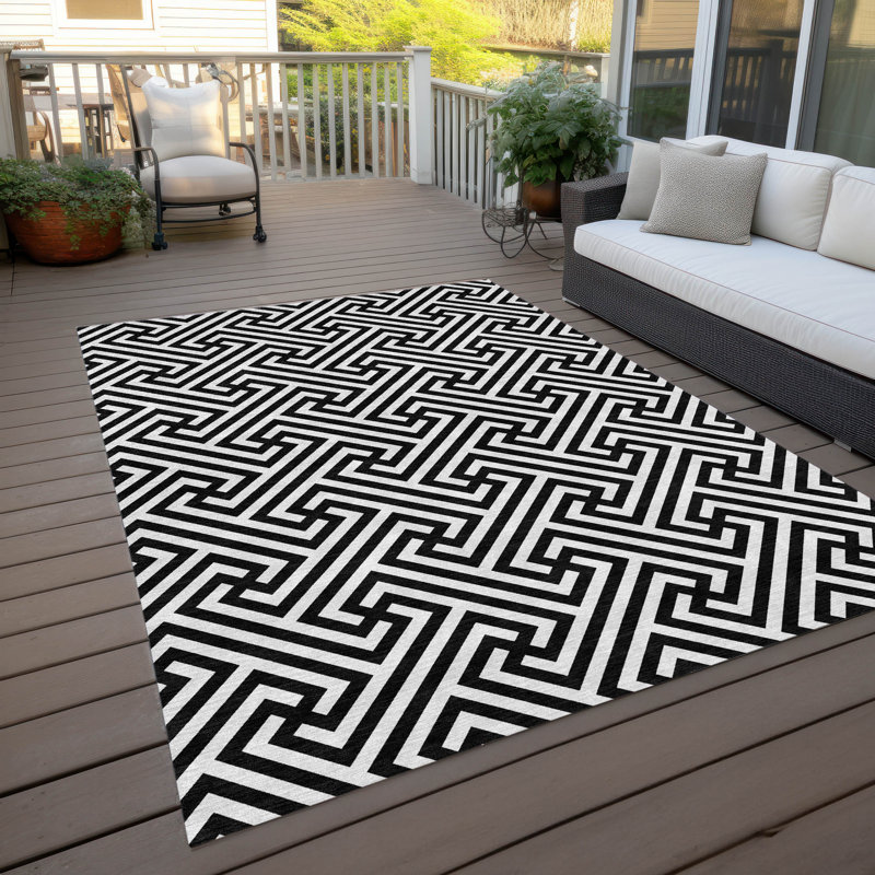 Tapis intérieur / extérieur Fairhaven avec envers antidérapant, Rectangle 2 pi 6 po x 3 pi 10 po