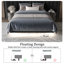 Lit mural tapissier en lin-870031065-870031066