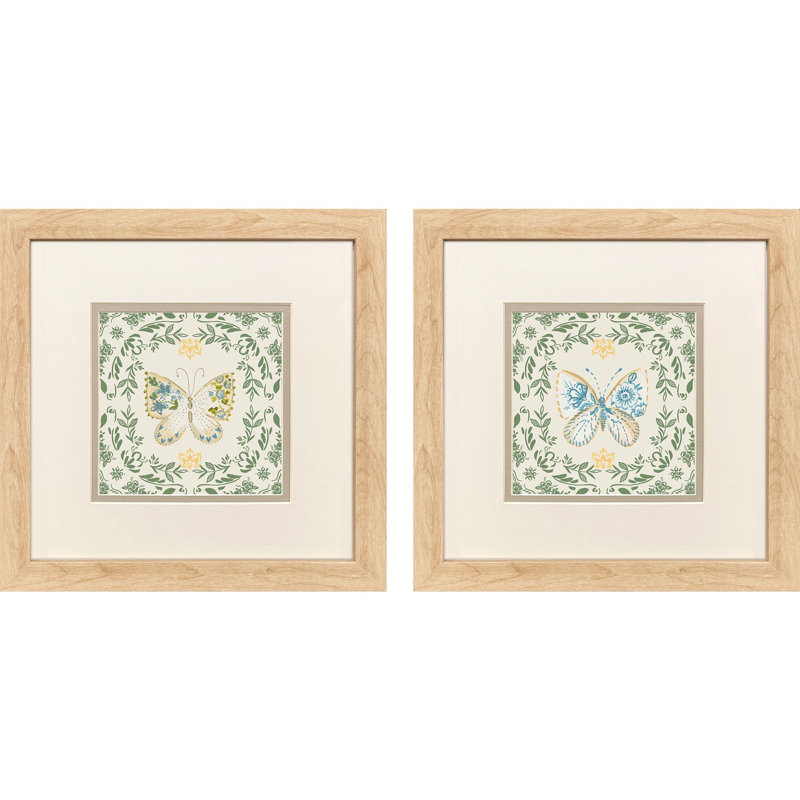 Ornate Butterfly I Framed Art