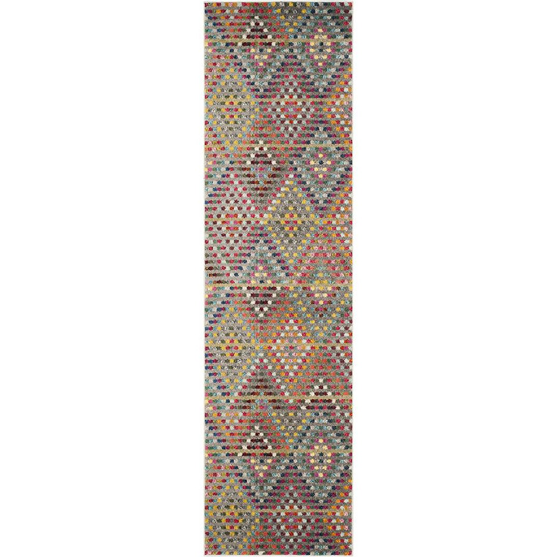 Monaco Performance Geometric Rug, Runner 2'2" x 6'