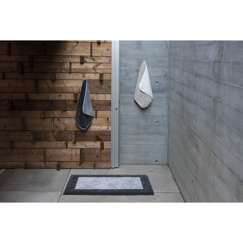 Bicolore Fingertip Towel, Storm/Silver