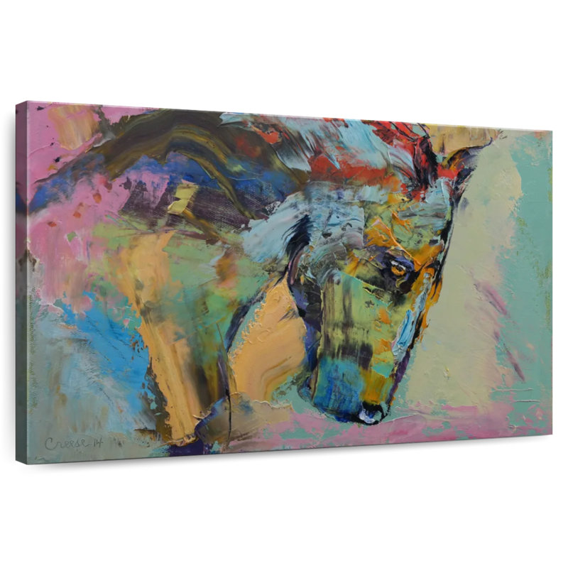 Brampt Painterly Horse, 16" H x 24" W
