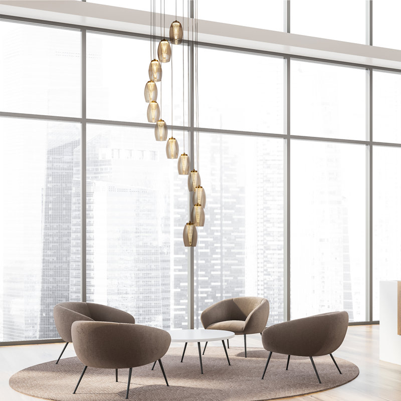 Kalicki 12 - Light Unique/Statement LED Chandelier