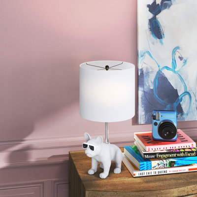 Lampe de table blanche 16 po Aiyana