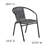 Arthor Rattan Indoor/Outdoor Stacking Restaurant Chairs by Flash Furniture-1246927921