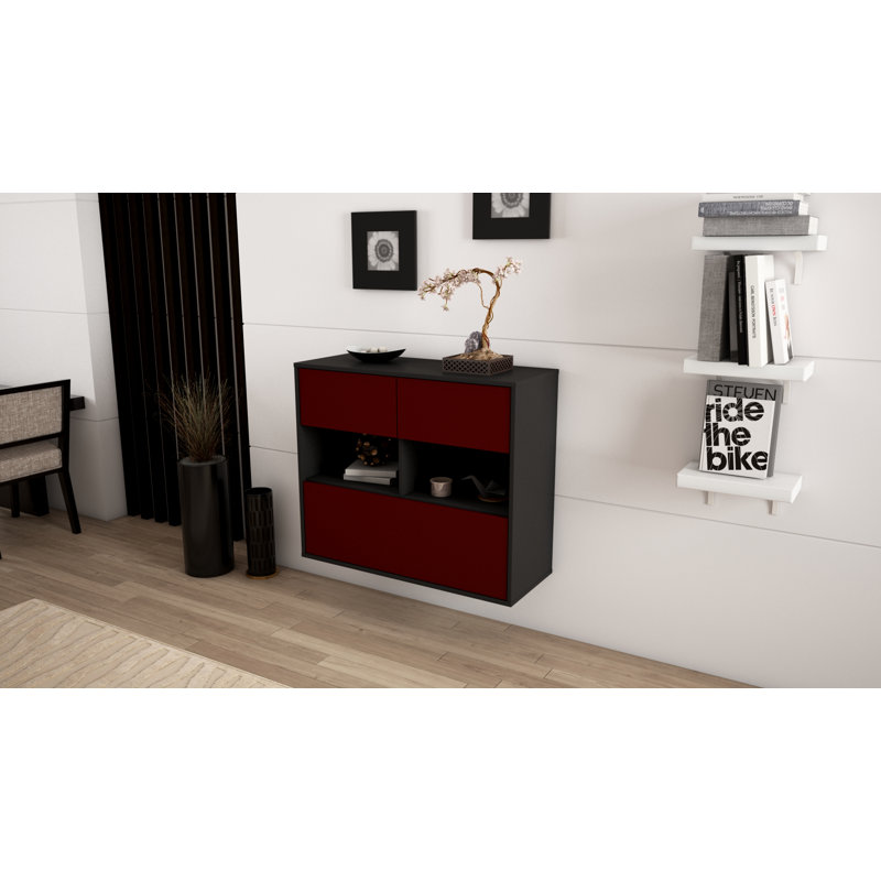 Rowles 92cm Sideboard, Red