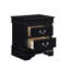 Table de chevet classique avec tiroirs Louis Philippe noir classique | Idée de cadeau-1217034990