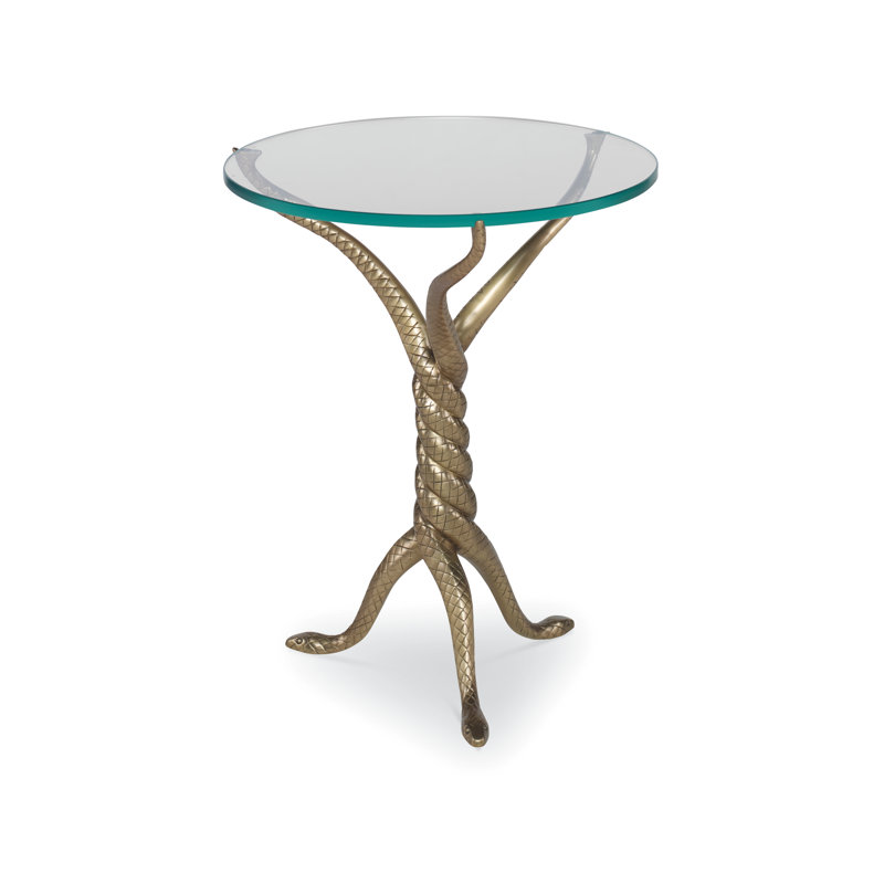 Carrier And Company Case Glass End Table