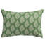 Striped and Floral Green Throw Cushion-500486052-500486054
