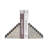 Latitude Run® Striped Steps Bookends, Black/White - A Fusion Of Mdf And Resin Magic