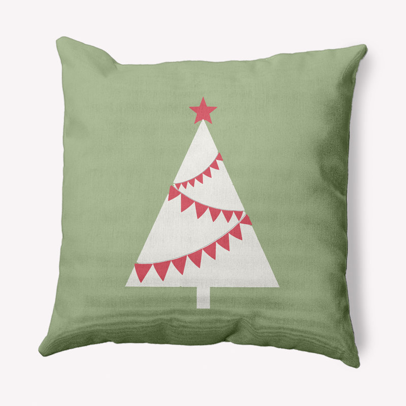 Guirlande Tree_Sq, Vert sauge, Non, 20 po x 20 po