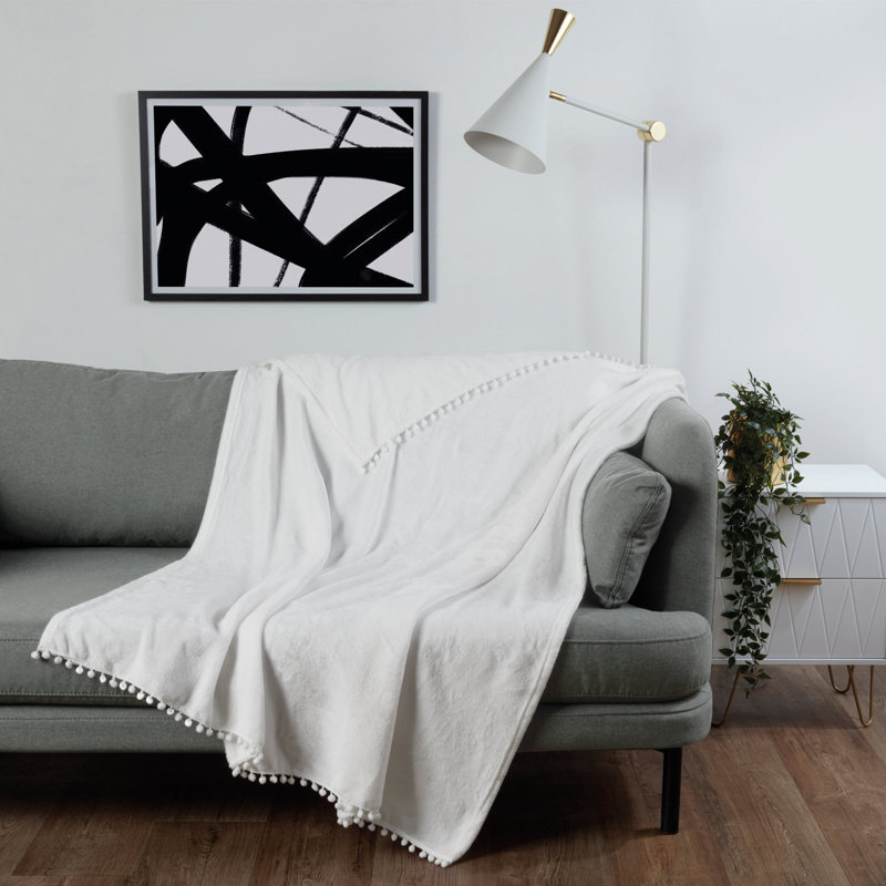 Kulkarni Throw Blanket, W200 x L240cm, White