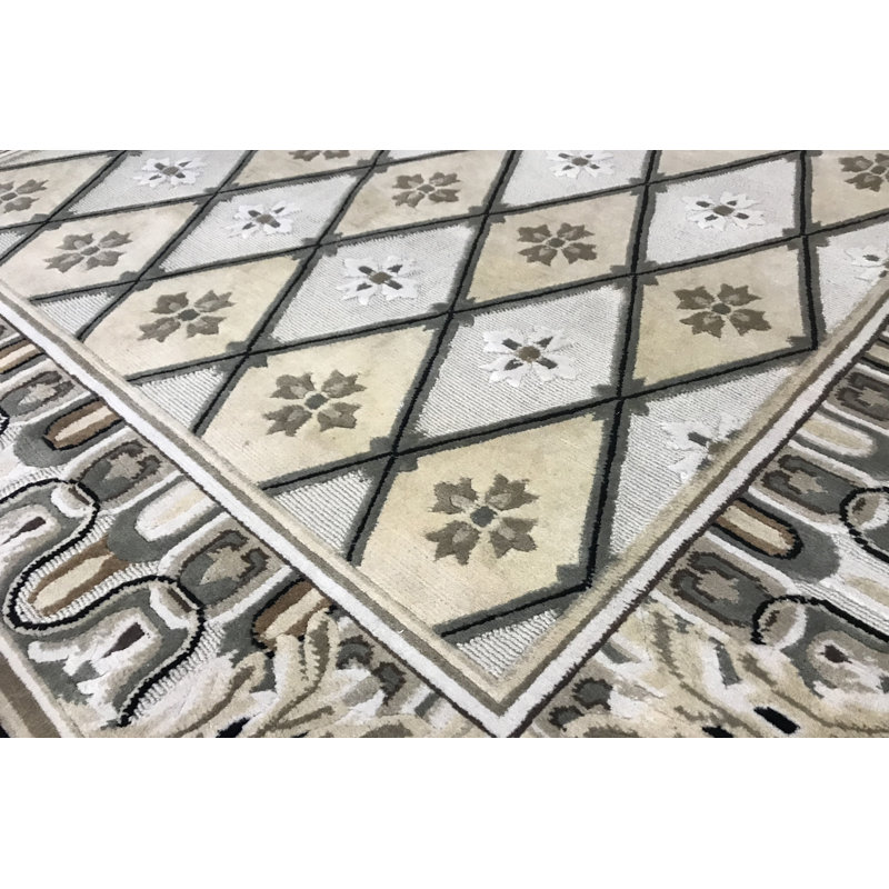 Tapis chameau noué à la main de haute qualité