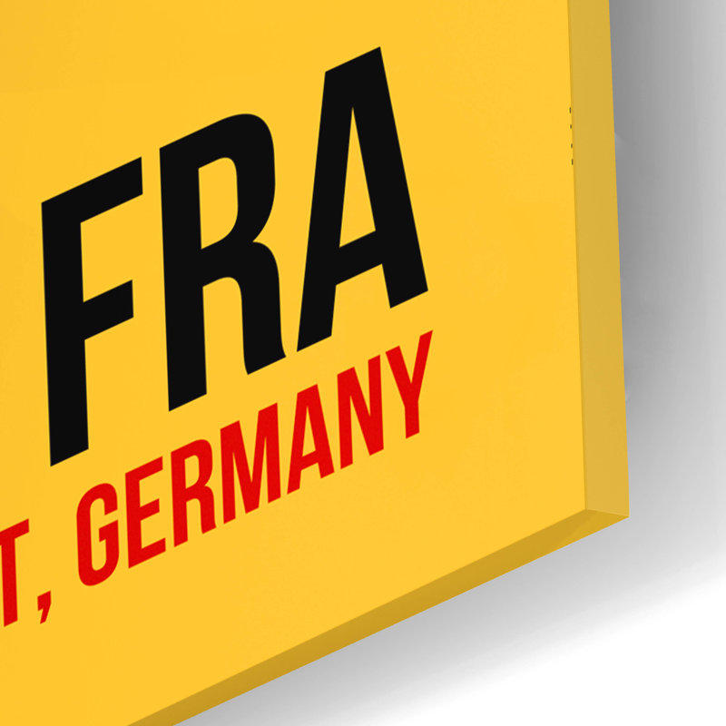 "FRA" par O8, à gauche, H 16 po x l 12 po
