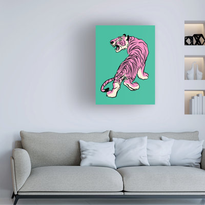 Art sur toile rose, petit doyen, bolologien