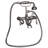 67 " L x 30 " W Freestanding and Mounting / Installation Required Soaking Cast Iron Bathtub with Faucet-72468881