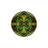 Yellow Ethnic Patterned Woven Base Washable Rug-196571673