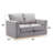 Valin 57" Loveseat, Grey Linen