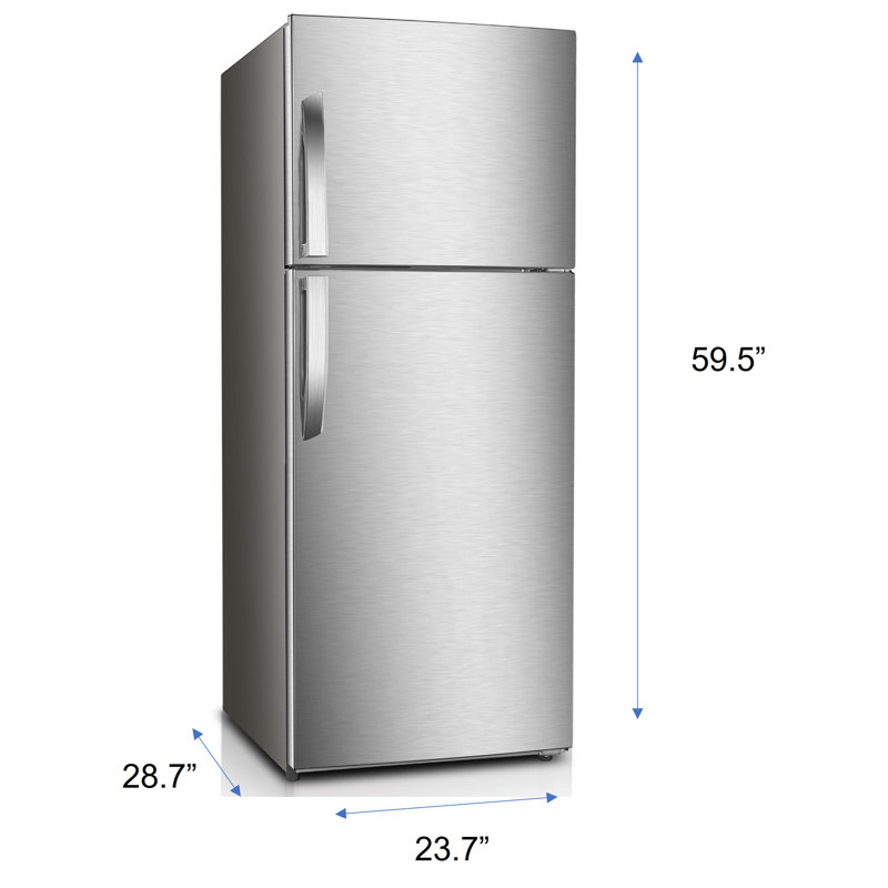 Réfrigérateur 24 po 11,6 pi³ 24 po, Inox