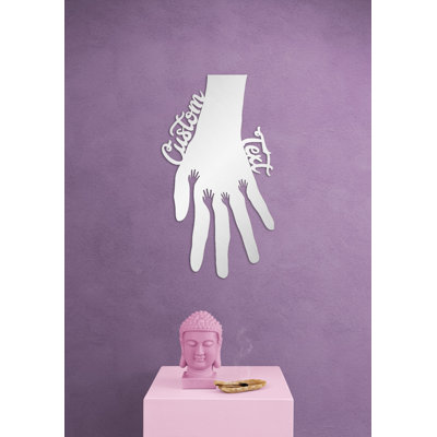 Décoration murale personnalisée en métal, art mural en métal pour la fête des mères