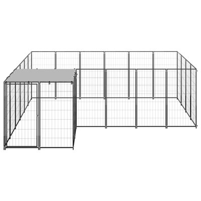 Pina 43.31cm H Metal Yard Kennel With Door