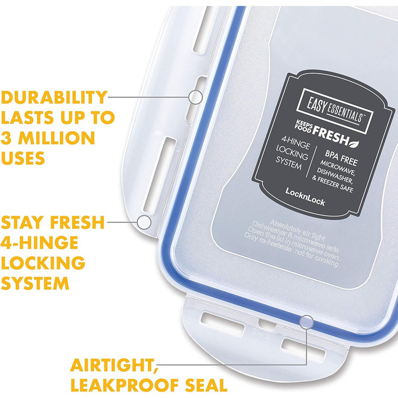 Clear 150oz BPA-Free Plastic Food Storage Container