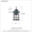 Lanterne murale d'extérieur en verre Auted Autry-20245750-20245751